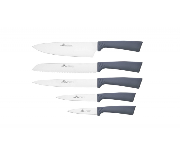 GERLACH Zestaw 5 noży w bloku Smart GREY - 456538 - zdjęcie 2